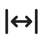 Arrow Fit Width SVG Icon